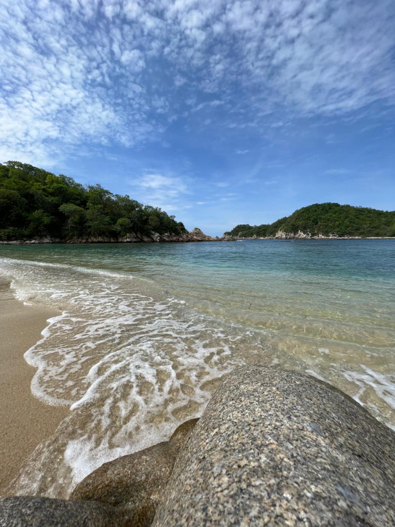 Agua Azul La Villa ซานตา ครูซ ฮัวทุลโก ภายนอก รูปภาพ